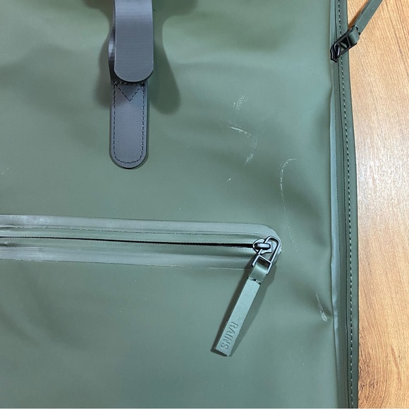Rains Rolltop Rucksack Waterproof Backpack - Picture 3 of 4